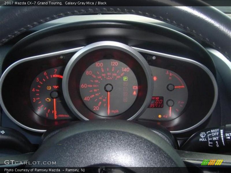 Galaxy Gray Mica / Black 2007 Mazda CX-7 Grand Touring