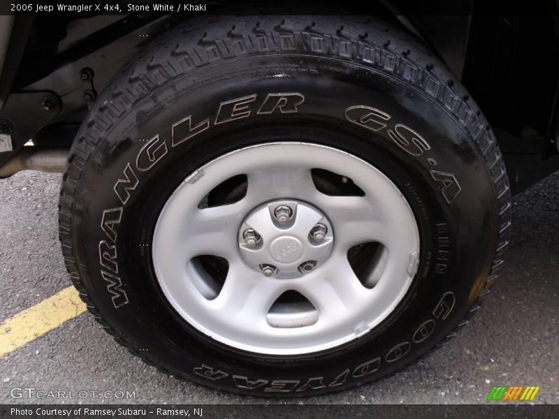 Stone White / Khaki 2006 Jeep Wrangler X 4x4