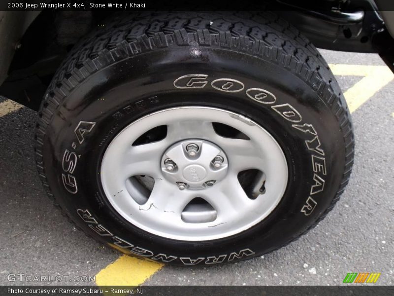 Stone White / Khaki 2006 Jeep Wrangler X 4x4