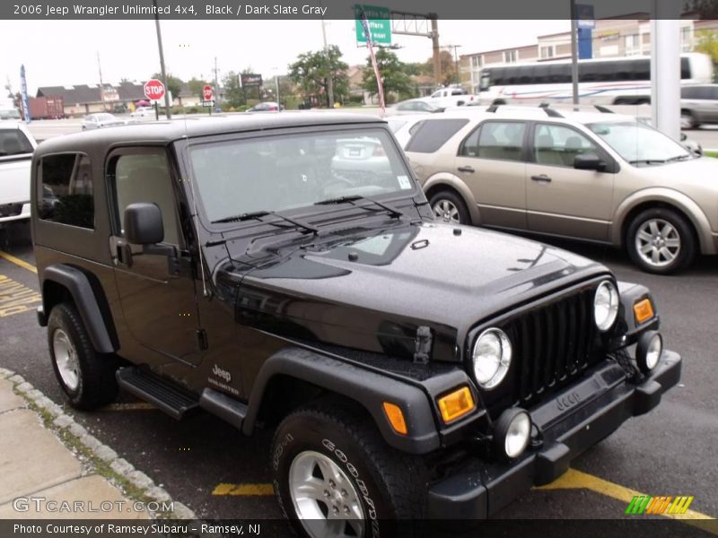 Black / Dark Slate Gray 2006 Jeep Wrangler Unlimited 4x4