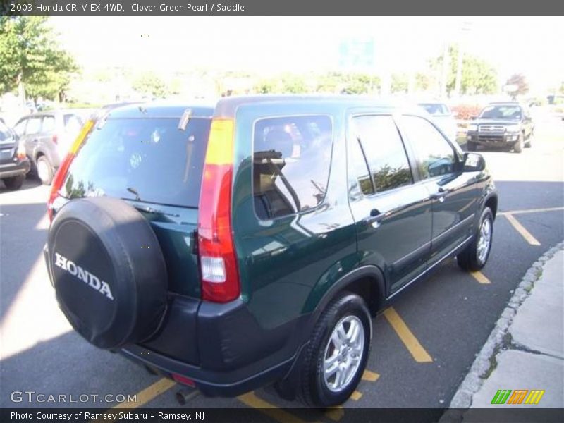 Clover Green Pearl / Saddle 2003 Honda CR-V EX 4WD