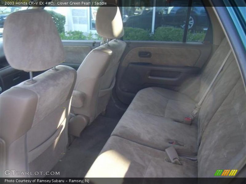 Clover Green Pearl / Saddle 2003 Honda CR-V EX 4WD