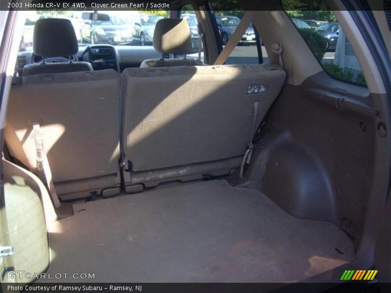 Clover Green Pearl / Saddle 2003 Honda CR-V EX 4WD