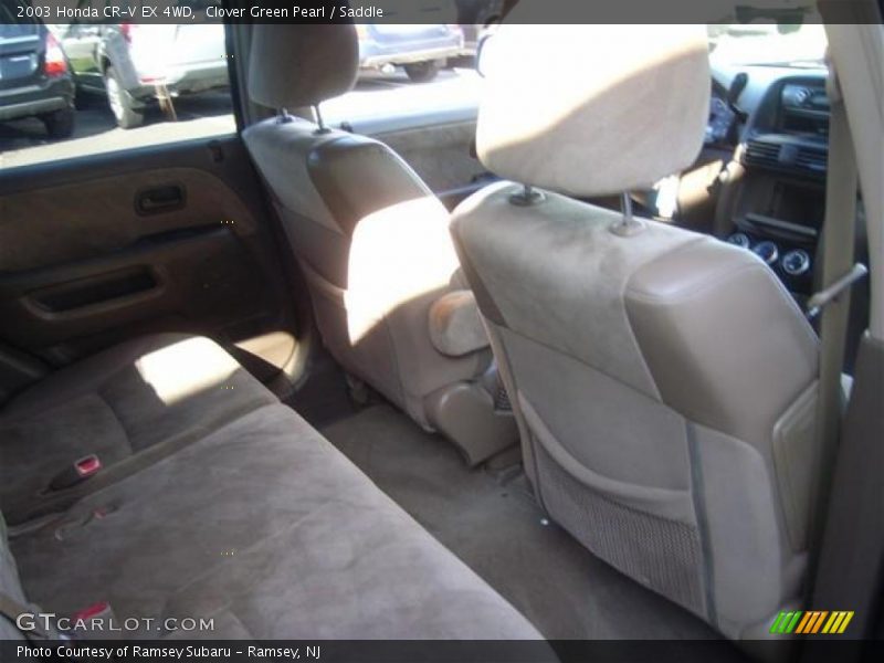 Clover Green Pearl / Saddle 2003 Honda CR-V EX 4WD