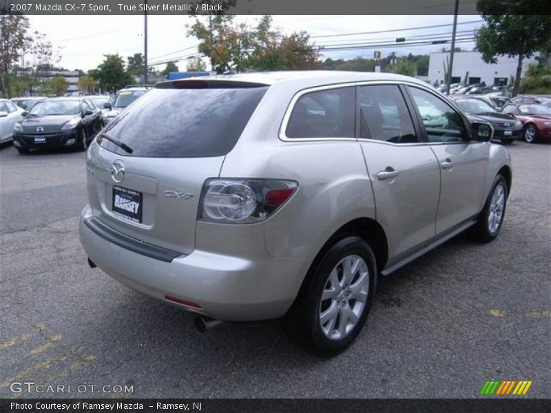 True Silver Metallic / Black 2007 Mazda CX-7 Sport