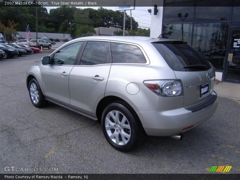 True Silver Metallic / Black 2007 Mazda CX-7 Sport