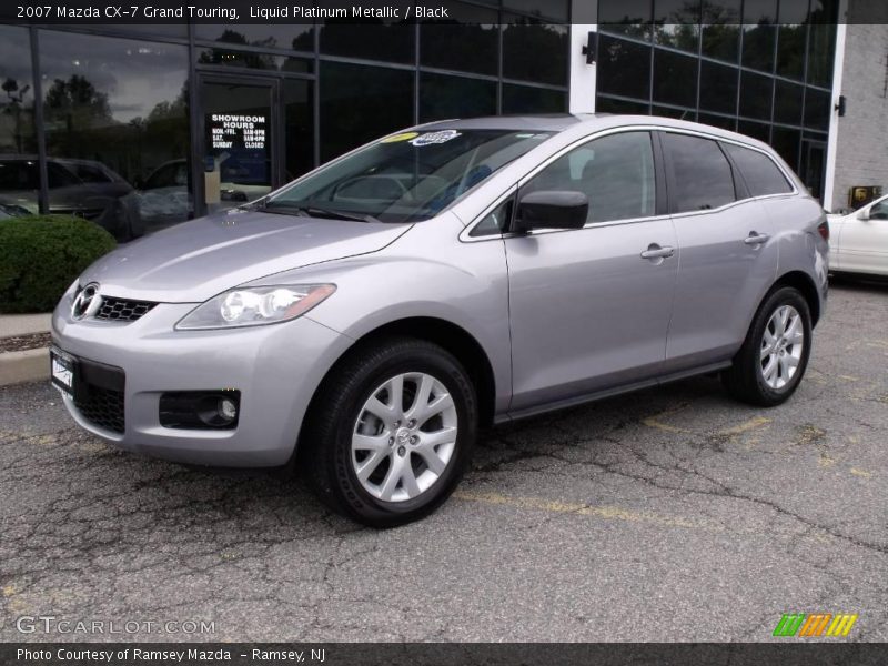 Liquid Platinum Metallic / Black 2007 Mazda CX-7 Grand Touring