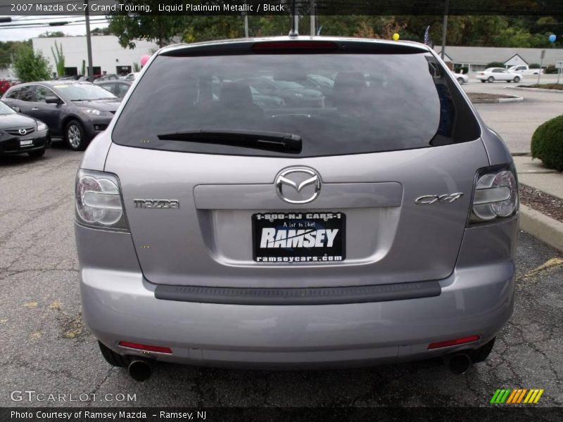 Liquid Platinum Metallic / Black 2007 Mazda CX-7 Grand Touring