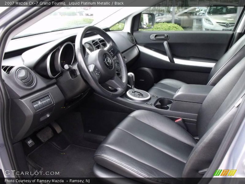 Liquid Platinum Metallic / Black 2007 Mazda CX-7 Grand Touring