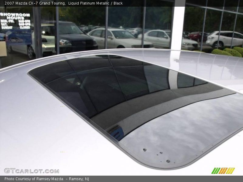 Liquid Platinum Metallic / Black 2007 Mazda CX-7 Grand Touring