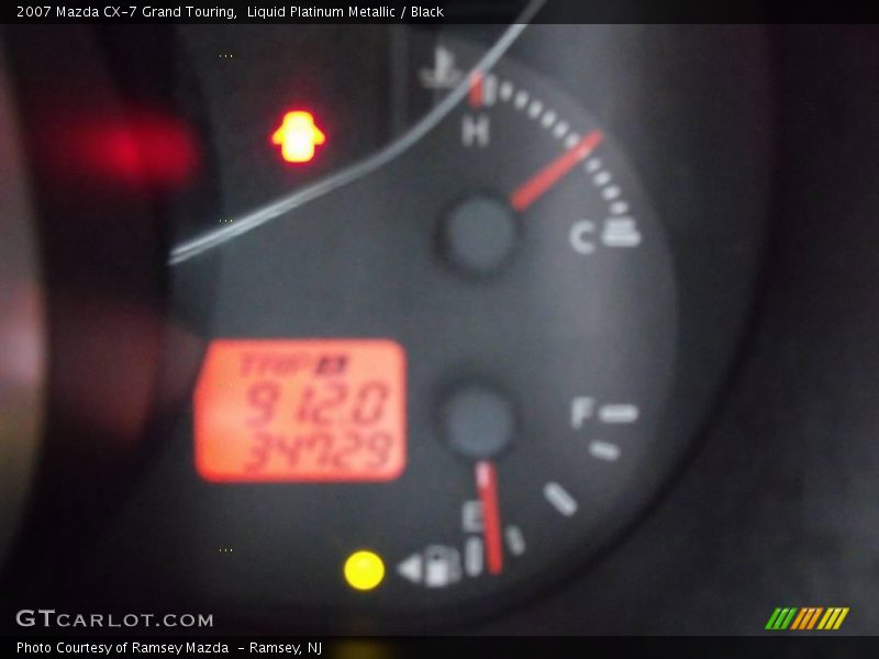 Liquid Platinum Metallic / Black 2007 Mazda CX-7 Grand Touring