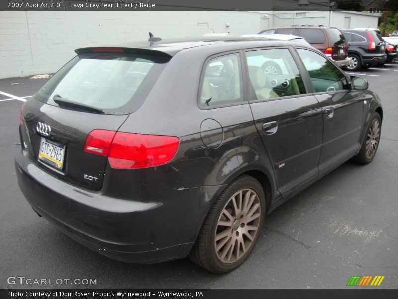 Lava Grey Pearl Effect / Beige 2007 Audi A3 2.0T