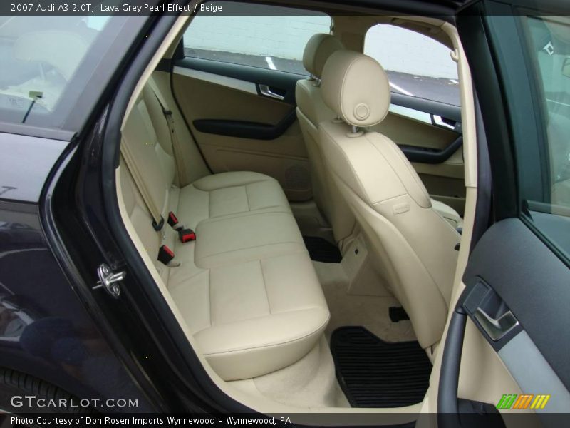 Lava Grey Pearl Effect / Beige 2007 Audi A3 2.0T
