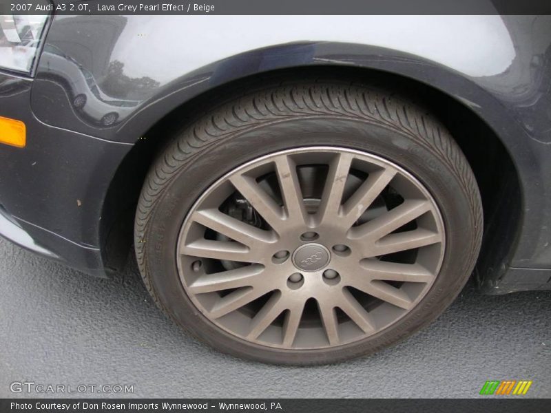 Lava Grey Pearl Effect / Beige 2007 Audi A3 2.0T
