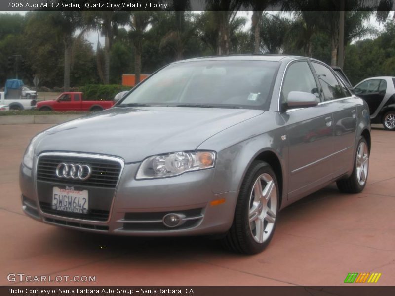 Quartz Gray Metallic / Ebony 2006 Audi A4 3.2 Sedan