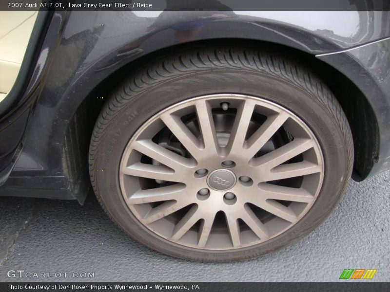 Lava Grey Pearl Effect / Beige 2007 Audi A3 2.0T