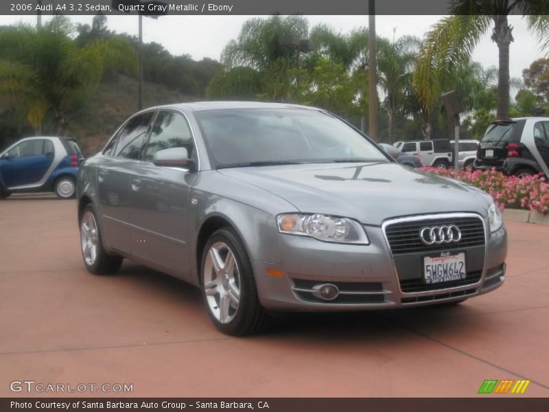 Quartz Gray Metallic / Ebony 2006 Audi A4 3.2 Sedan
