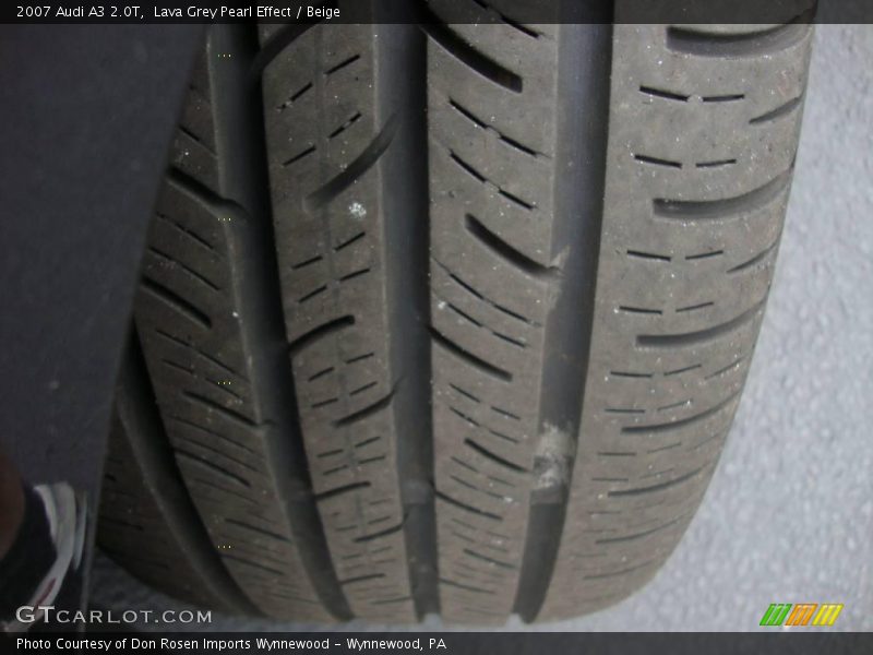 Lava Grey Pearl Effect / Beige 2007 Audi A3 2.0T