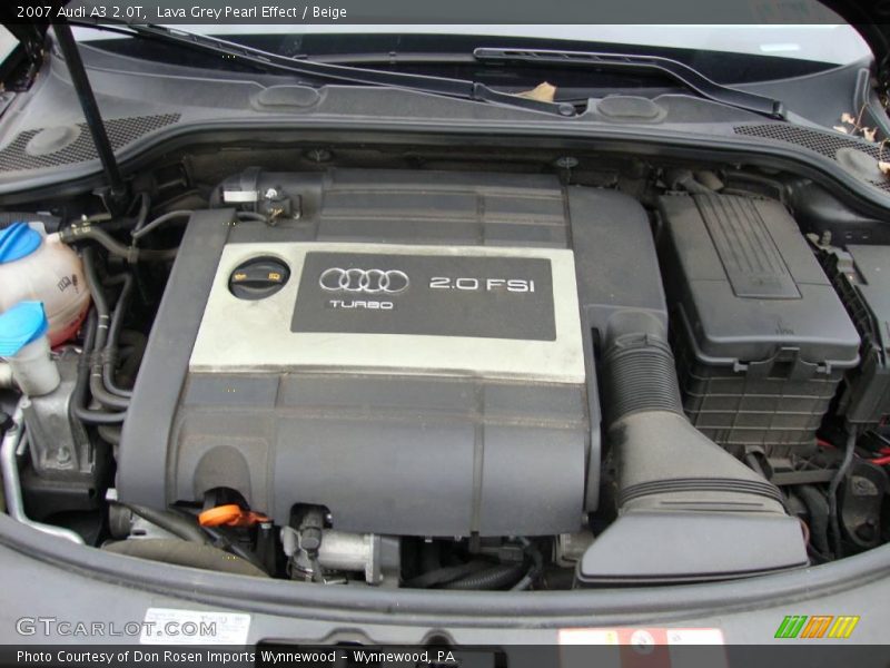 Lava Grey Pearl Effect / Beige 2007 Audi A3 2.0T
