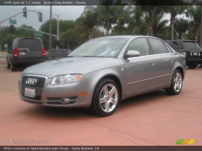 Quartz Gray Metallic / Ebony 2006 Audi A4 3.2 Sedan