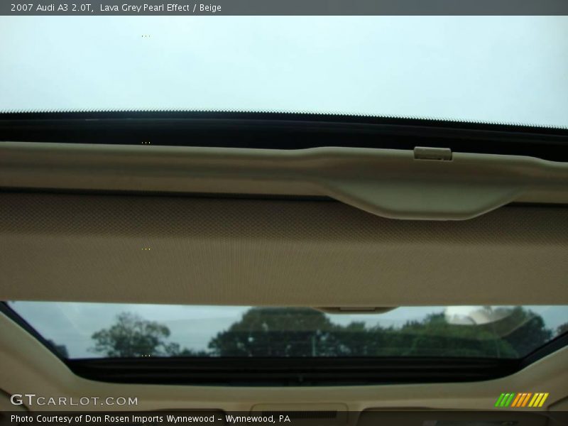 Lava Grey Pearl Effect / Beige 2007 Audi A3 2.0T