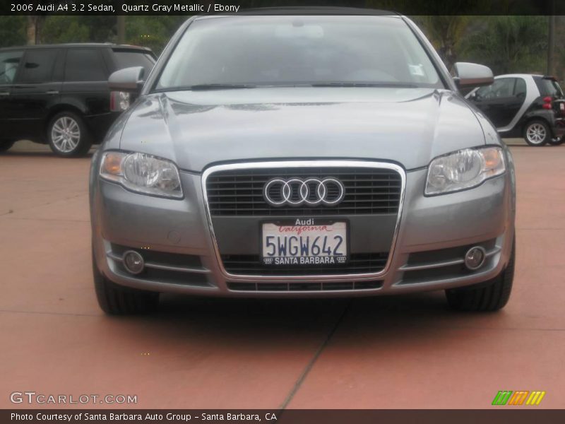 Quartz Gray Metallic / Ebony 2006 Audi A4 3.2 Sedan