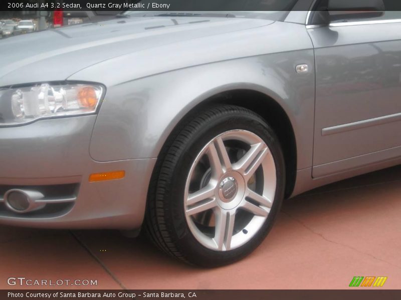 Quartz Gray Metallic / Ebony 2006 Audi A4 3.2 Sedan