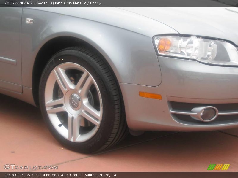 Quartz Gray Metallic / Ebony 2006 Audi A4 3.2 Sedan