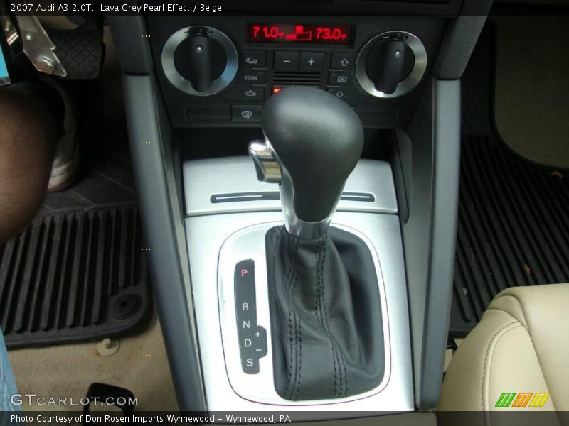 Lava Grey Pearl Effect / Beige 2007 Audi A3 2.0T