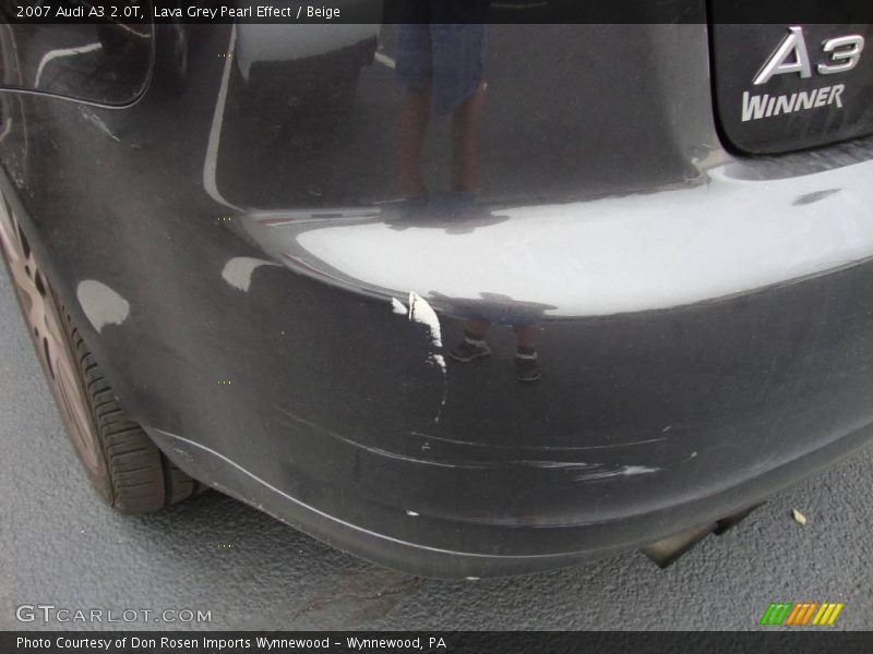 Lava Grey Pearl Effect / Beige 2007 Audi A3 2.0T