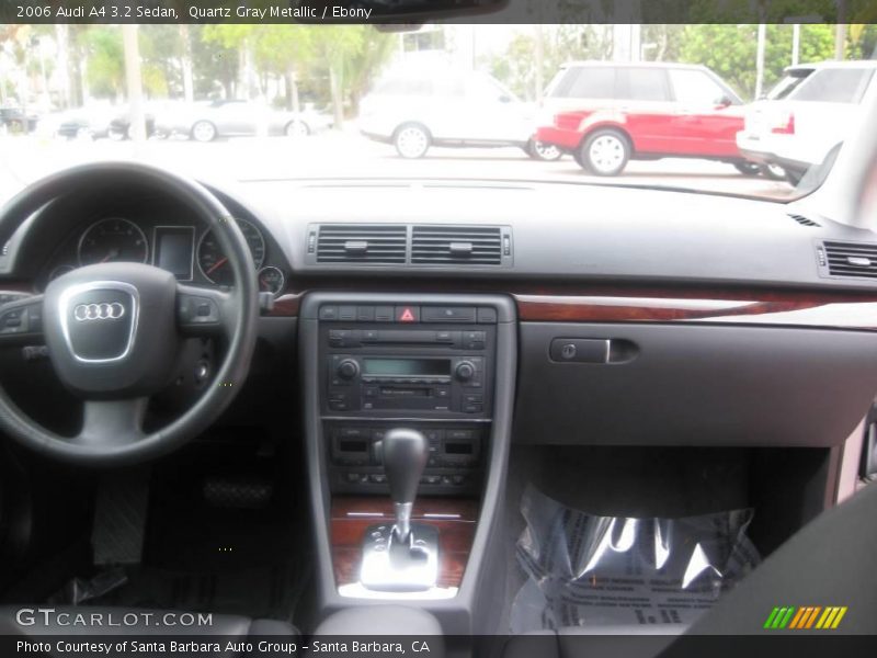 Quartz Gray Metallic / Ebony 2006 Audi A4 3.2 Sedan