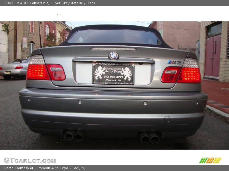 Silver Grey Metallic / Black 2004 BMW M3 Convertible