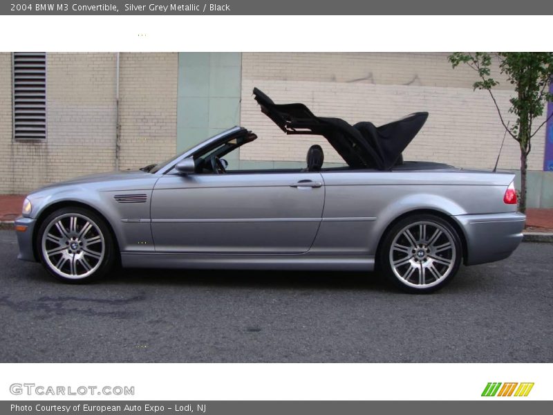 Silver Grey Metallic / Black 2004 BMW M3 Convertible