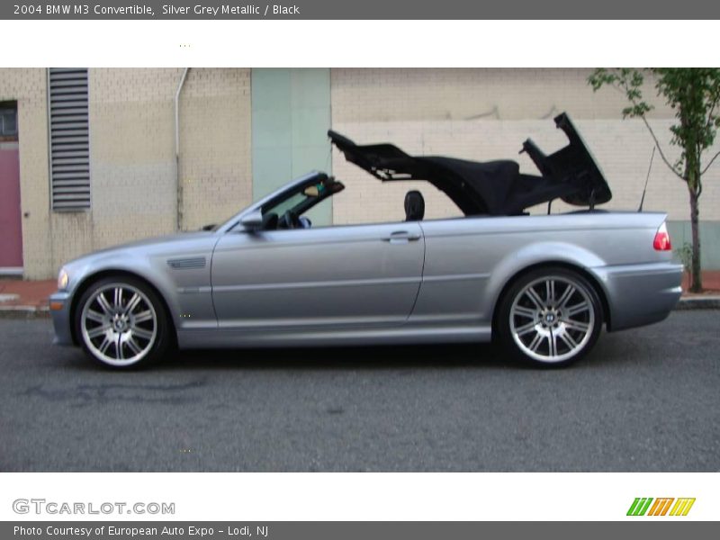 Silver Grey Metallic / Black 2004 BMW M3 Convertible