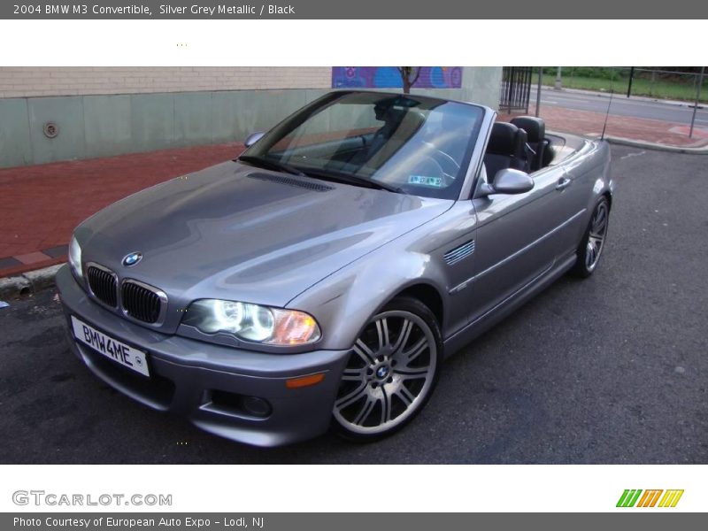 Silver Grey Metallic / Black 2004 BMW M3 Convertible