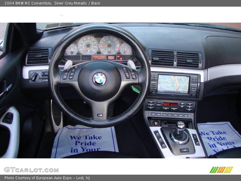 Silver Grey Metallic / Black 2004 BMW M3 Convertible