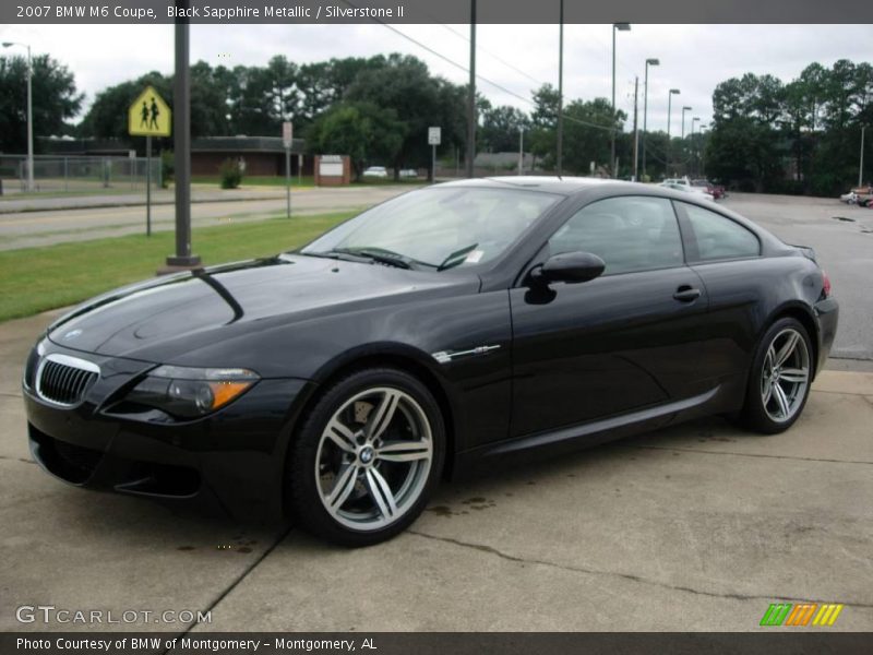 Black Sapphire Metallic / Silverstone II 2007 BMW M6 Coupe