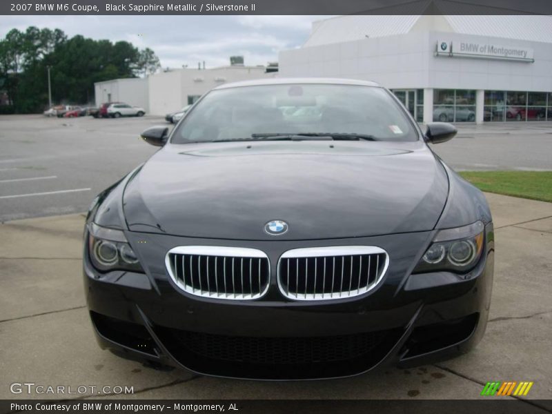 Black Sapphire Metallic / Silverstone II 2007 BMW M6 Coupe