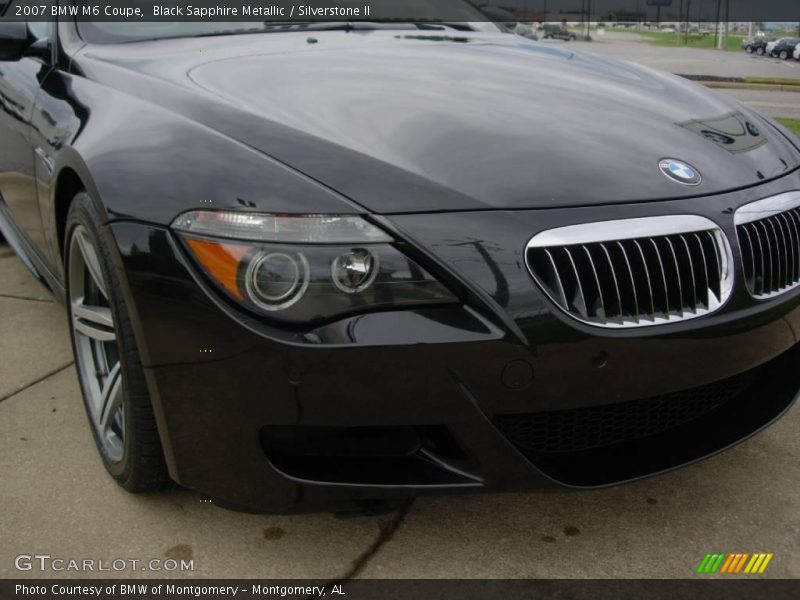 Black Sapphire Metallic / Silverstone II 2007 BMW M6 Coupe