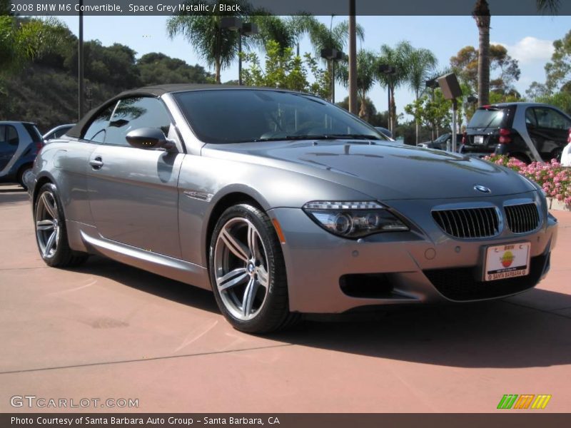 Space Grey Metallic / Black 2008 BMW M6 Convertible