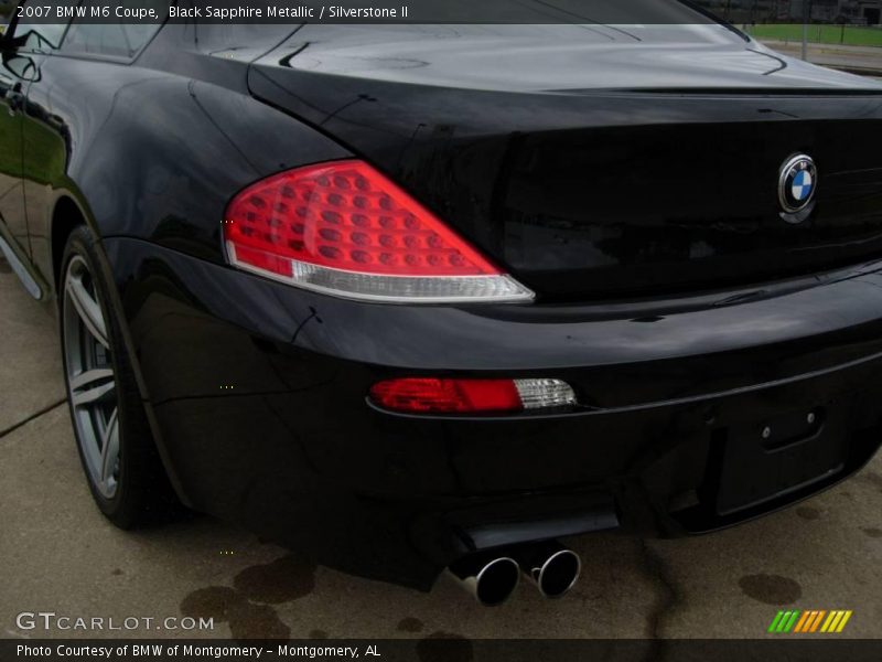 Black Sapphire Metallic / Silverstone II 2007 BMW M6 Coupe