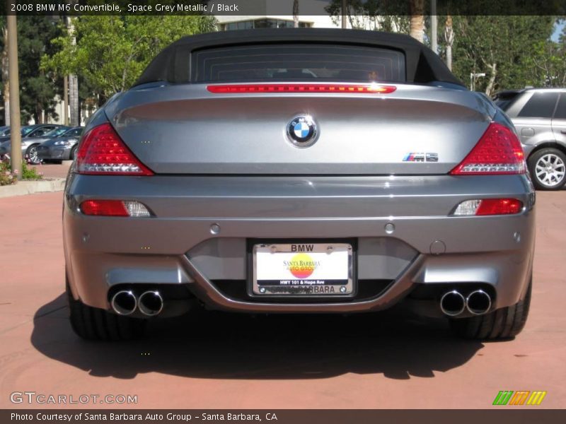 Space Grey Metallic / Black 2008 BMW M6 Convertible