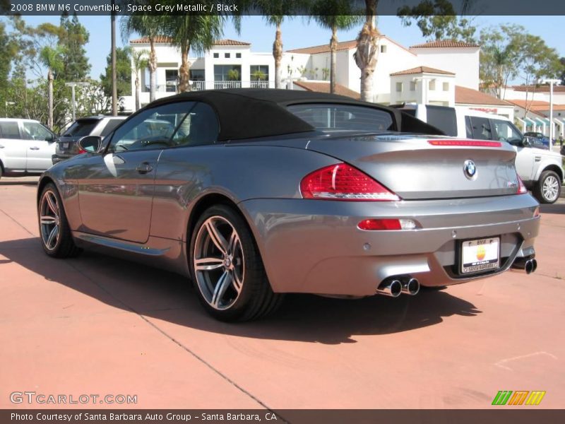 Space Grey Metallic / Black 2008 BMW M6 Convertible