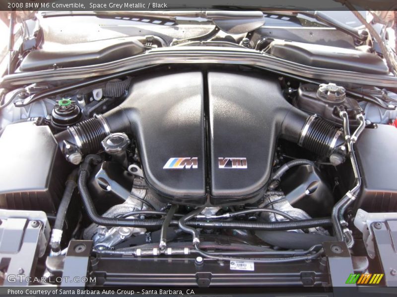 Space Grey Metallic / Black 2008 BMW M6 Convertible