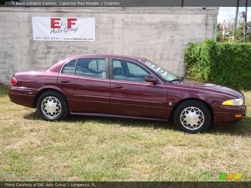 Cabernet Red Metallic / Graphite 2003 Buick LeSabre Custom