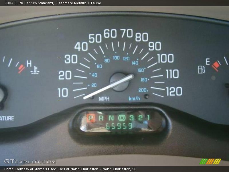Cashmere Metallic / Taupe 2004 Buick Century Standard