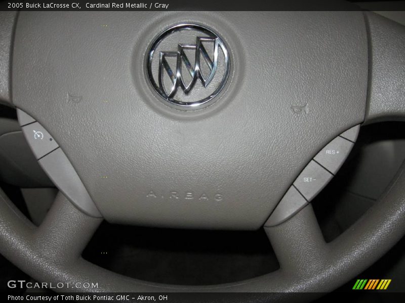 Cardinal Red Metallic / Gray 2005 Buick LaCrosse CX