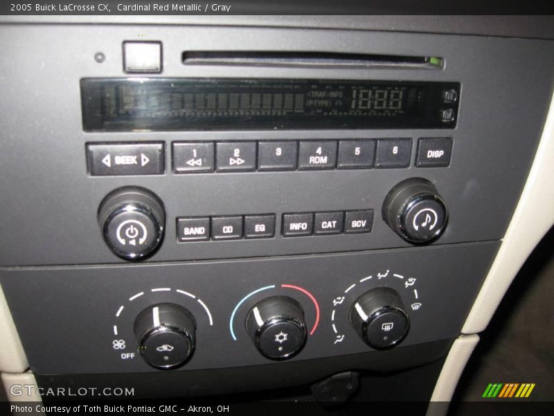 Cardinal Red Metallic / Gray 2005 Buick LaCrosse CX