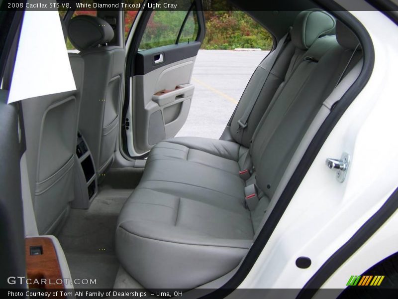 White Diamond Tricoat / Light Gray 2008 Cadillac STS V8