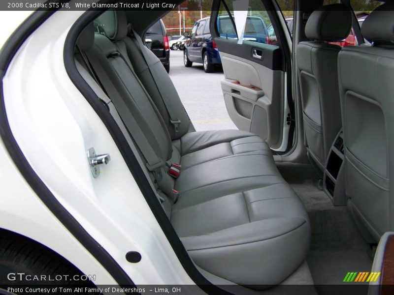 White Diamond Tricoat / Light Gray 2008 Cadillac STS V8